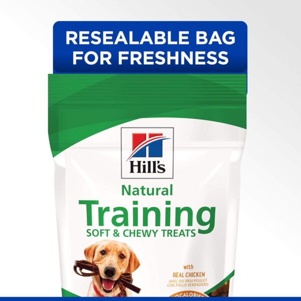 Hill's Natural Training Soft & Chewy Treats, All Life Stages, Great Taste, Dog Treats, Chicken, 3 oz Bag - Image 3