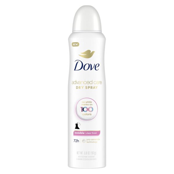 Dove Advanced Care Antiperspirant Deodorant Spray Clear