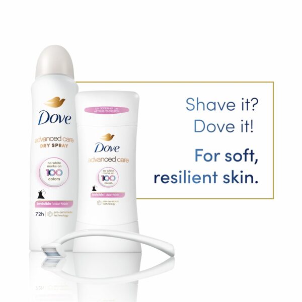 Dove Advanced Care Antiperspirant Deodorant Spray Clear - Image 5