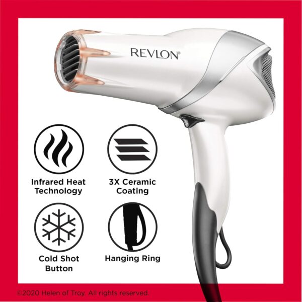 REVLON Infrared Hair Dryer with Diffuser - Image 3