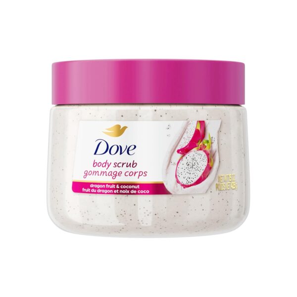 Dove Body Scrub Dragon Fruit & Coconut Cream For SIlky Smooth Skin