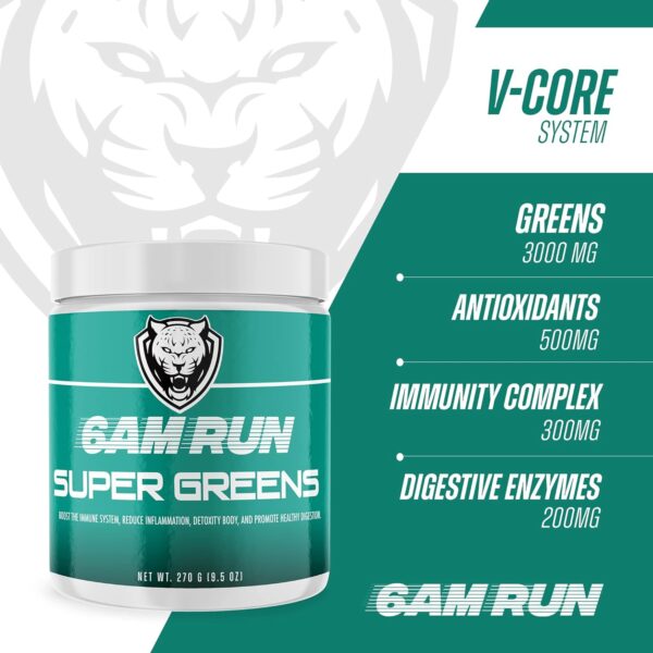 6AM Run | Super Greens Powder | Superfood Powder - Image 3