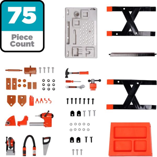 Black+Decker Kids Workbench - Power Tools Workshop - Image 4