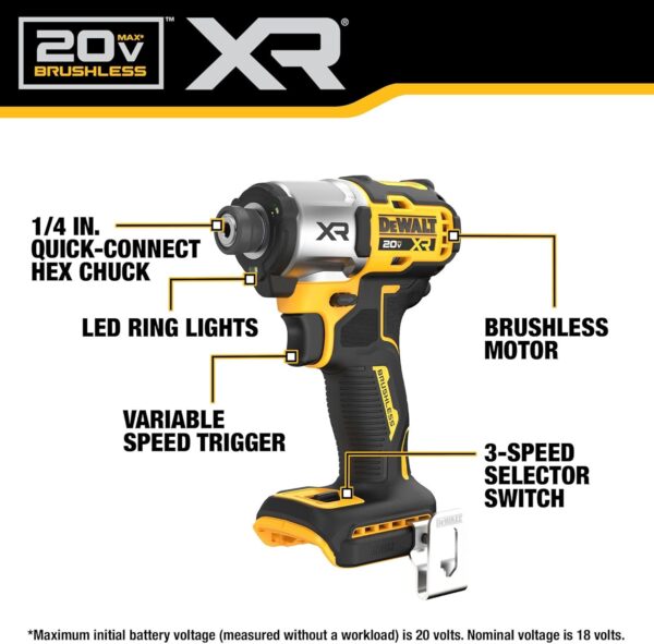 DEWALT 20V MAX XR Impact Driver