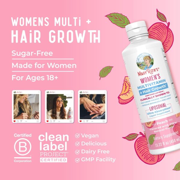 Women's Multivitamin + Lustriva Hair Growth Liposomal - Image 4