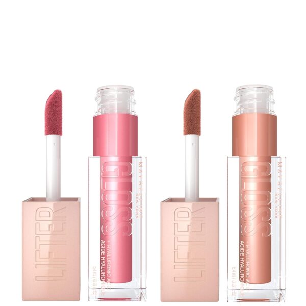 Lip Gloss and Lip Liner in Shades Petal and Line Leader