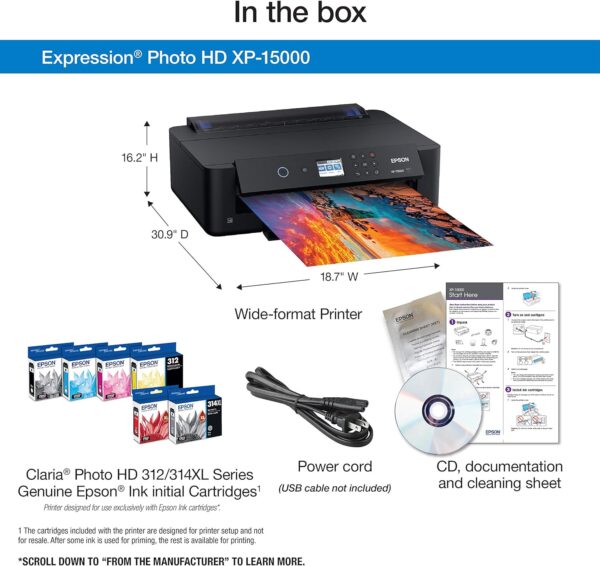 Epson Expression Photo HD XP-15000 Wireless Color Wide-Format Printer - Image 3