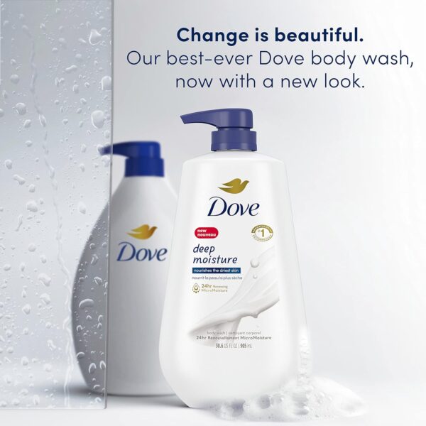 Dove Body Wash with Pump Deep Moisture For Dry Skin - Image 4