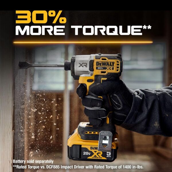 DEWALT 20V MAX XR Impact Driver - Image 3