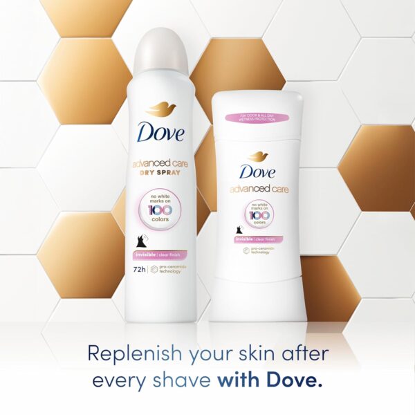 Dove Advanced Care Antiperspirant Deodorant Spray Clear - Image 2