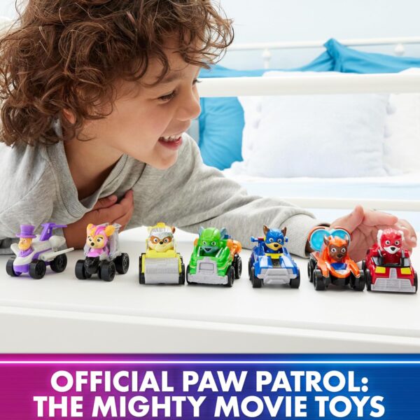 Paw Patrol: The Mighty Movie Toy Vehicle Set- 7 New Cars & Trucks - Image 3